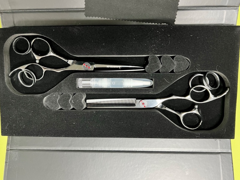Makaze SET Black Swan Perfection ( efilir 6,5“ i ravne 6,5“ )